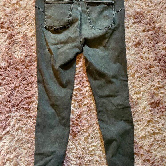 Torrid Bombshell Skinny Light Black Distressed Jeans - Picture 3 of 3